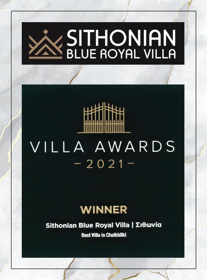 Sithonian Blue Royal Villa Nikiti  Extérieur photo